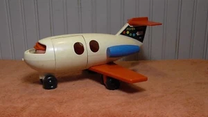 Vintage Fisher Price Little People Red Wing Flugzeug Jetliner Plane - Bild 1 von 10