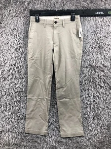 Pantalones rectos Goodthreads talla 28x28 para hombre tiro medio lavado beige - Imagen 1 de 15