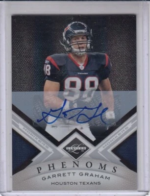 GARRETT GRAHAM 2010 Panini Limited Monikers Auto Silver #171 88/199 Texans - Image 1 of 2