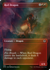 MTG Red Dragon Borderless Foil ** Royaumes Oubliés ** Anglais (NM)