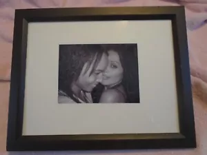 Lisa Bonet and her Daughter Zoe Kravitz Black & White Framed Photo - Picture 1 of 3