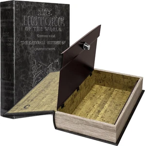 Tragbarer Diversion Dual Buch Safe verdeckte Schließbox für sicheres und diskretes Verstecken - Bild 1 von 12