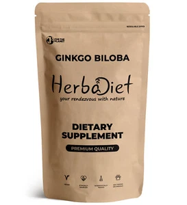Ginkgo Biloba Leaf Extract Powder POTENT 24% Flavonoids Natural Memory Booster - Picture 1 of 3