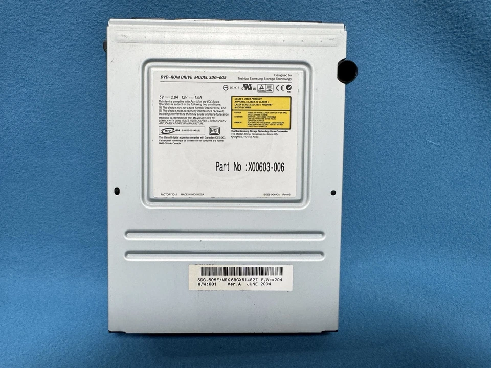 Original Xbox Samsung dvd disc drive replacement - Untested - Image 1 of 4