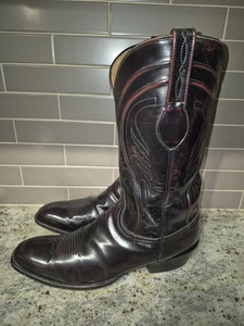 Lucchese Classics Handgefertigte Herren Cowboystiefel Größe 13 B L150513 Schwarz Kirsche... - Bild 1 von 21