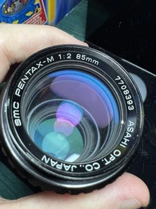 Asahi SMC Pentax-M 85mm f/2.0 PK Mount Lens (Good) - Picture 1 of 5