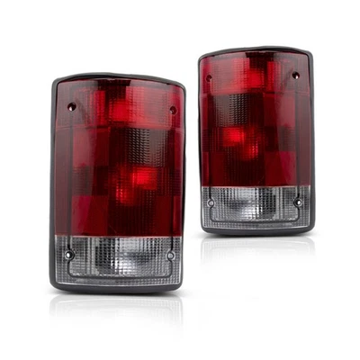 For 2007 2008 Ford E-150 Econoline Tail Light Driver & Passenger Side Pair CAPA Foto 1 de 4