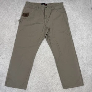 Wrangler Riggs Workwear Ripstop Cargo Pants Beige Men's 40x30 EUC Used - Picture 1 of 9