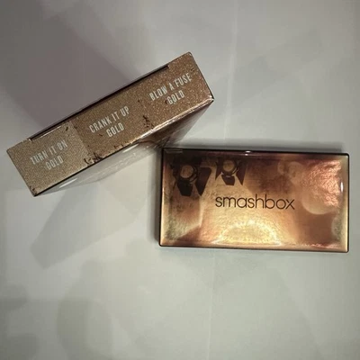 NEW SMASHBOX Casey Holmes Spotlight Highlight Shimmer Palette GOLD - Image 1 of 2