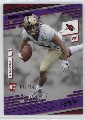 2021 Panini Prestige Rookies Xtra Points Purple /149 Rondale Moore Rookie RC - Image 1 of 2