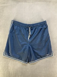 Nike Shorts Girls Blue Polyester Mesh Drawstring Gym Shorts Size S - Picture 1 of 7