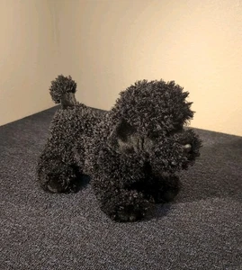 Douglas The Cuddle Toy 16" Black Poodle Dog Livie #2059 Stuffed Animal Plush - Picture 1 of 6