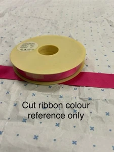 50m on roll unopened 15mm bright Pink Double Satin ribbon Berisfords col 72 - Picture 1 of 5