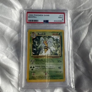 Pokemon Card PSA 9 BEEDRILL 17/102 Base Set - Picture 1 of 4
