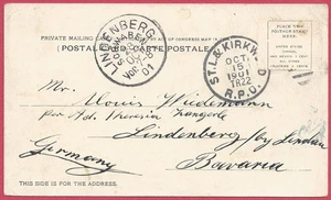 RPO St Louis & Kirkwood Streetcar SL-5-a on Hotel PPC to Bavaria 1901 - Bild 1 von 2