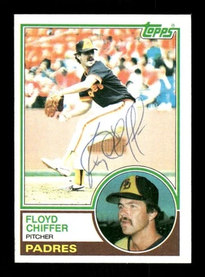 1983 Topps  298 Floyd Chiffer signed auto autograph  ballpoint ASC BXCP58 - Image 1 of 2