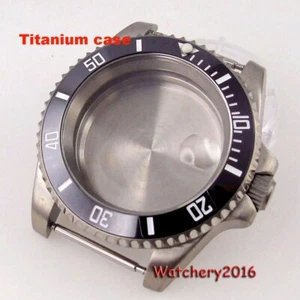 40 mm 120 Klicks 20ATM Titan Herrenuhr Etui Saphirkristalle passend für Japan NH35A - Bild 1 von 38