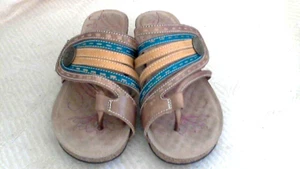 L'Artiste Claudia Spring Step Adj Sandalen br/Yell/Türkisch US mit Größe 8 Absatz 1,5" - Bild 1 von 7