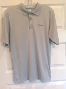 Camicia Columbia PFG Uomo Taglia S Manica Corta Grigio Grigio 100% Poliestere Leggera - Foto 1 di 8