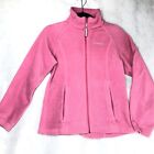 Columbia Pink Fleece Jacket Girl's  Coat Youth Size  14/16