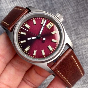 Reloj para hombre 36 mm titanio cristal zafiro 20 ATM Japón NH35A esfera automática Sunburst - Imagen 1 de 5