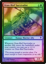 Oran-Rief Survivalist FOIL Zendikar PLD Green Common MAGIC MTG CARD ABUGames