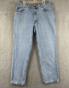 Cabelas Jeans Mens 38 Blue Denim Pants Outdoors Casual 38x30 Light Wash - Picture 1 of 10
