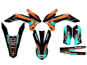 2016 XCF-W SURGE Orange Senge Graphics Kit Compatible with KTM - Picture 1 of 10