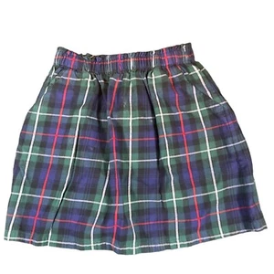 Polo Ralph Lauren Girls Plaid Skirt Size 10 Green & Navy - Picture 1 of 9