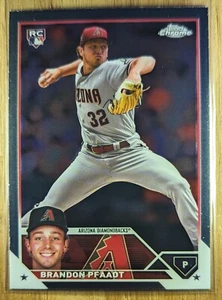 2023 Brandon Pfaadt RC Topps Chrome Update MLB Arizona Diamondbacks USC156 - Picture 1 of 2
