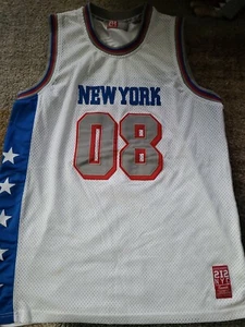 NYC 212 Teamsport New York #8 genähtes Basketball Trikot Größe x Large - Bild 1 von 4