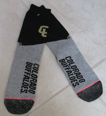 NEW Stance University Of Colorado Buffaloes Crew Socks Womens Medium Cover