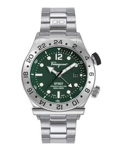 Ferragamo Mens Ferragamo 1927 Stainless Steel 44mm Bracelet Fashion Watch