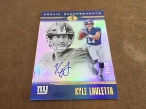 2018 PANINI ROOKIE RC AUTO KYLE LAULETTA #/75 AUTOGRAPH GIANTS - Picture 1 of 3