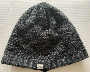 C9 Champion schwarz & grau gefütterte Strick Beanie Mütze warm Herren Damen Einheitsgröße - Bild 1 von 3