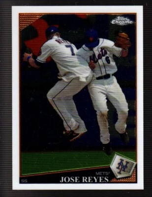 2009 Topps Chrome #160 Jose Reyes NEW YORK METS - Image 1 of 2
