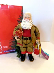 Clothtique Possible Dreams Home From the Station 713398 Santa Claus Statue NWT - Picture 1 of 8