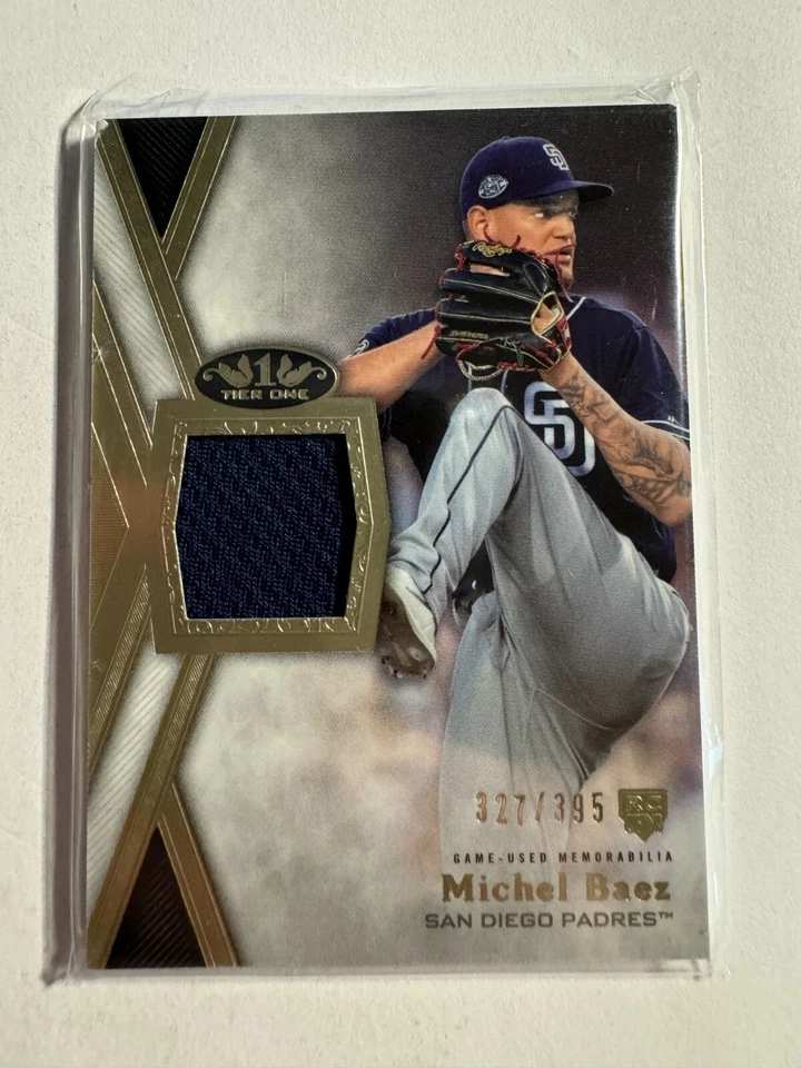 K139,997 - 2020 Topps Tier One Relics #T1RMBA Michel Baez #/395 Jersey - Image 1 of 1