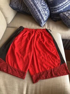 Tampa Bay Buccaneers Majestic Cool NFL Athletic Shorts Red/Black 2 Pockets Sz S - Picture 1 of 10