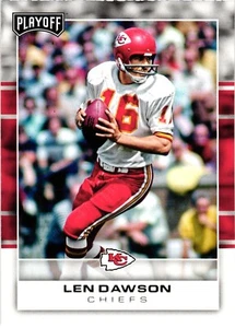 2017 Panini Playoff  Len Dawson 138 Kansas City Chiefs - Picture 1 of 2