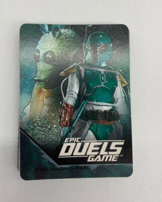 Star Wars Epic Duels Game Replacement Cards Boba Fett/Greedo 30 Of 31 Card Set - Image 1 of 4