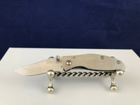 Winchester 4660213a Single Blade Folding Pocket Knife Pheasant Etched Handle Ebay