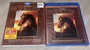 NEW War Horse Four Disc Combo Blu-ray DVD Out Of Print Steven Spielberg w/ SLIP - Foto 1 di 18