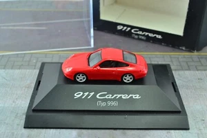 Herpa Porsche 911 Carrera 996 Red Car 1:87 Scale HO (HO6636) - Picture 1 of 3