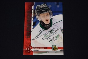 Nathan MacKinnon 2013 In the Game Draft Prospects Autographs Signature Silver #2