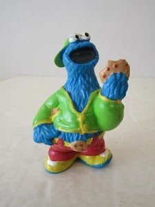 Vintage Sesame Street Cookie Monster Hip Hop PVC Figure Cake Topper Henson - Picture 1 of 4