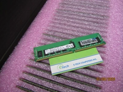 805349-B21 HP 16GB (1 x 16GB) 1Rx4 DDR4-2400 RDIMM, 809082-091, SP# 819411-001 - Image 1 of 2