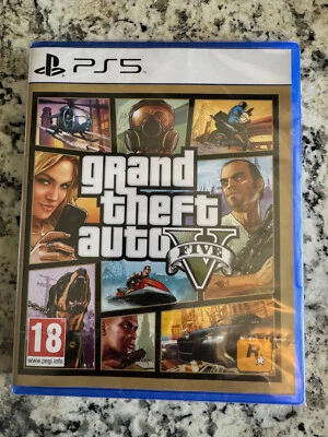 Grand Theft Auto V PS5 Brand New Factory Sealed PlayStation 5 GTA - Image 1 of 2
