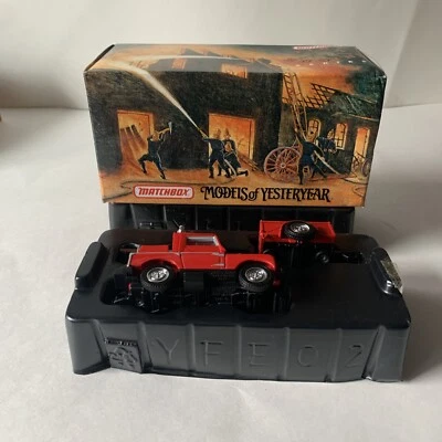 Matchbox Models of Yesteryear 1952 Land Rover Aux. & Trailer  YFE-02-M - Image 1 of 4