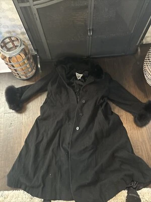 Chaqueta de Lana De Colección J.Percy Para Martin Richards W Piel Natural Mujer Talla M Foto 1 de 4